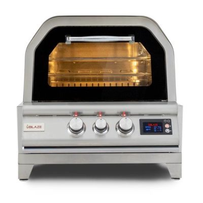 Blaze 26-Inch Gas Outdoor Pizza Oven With Rotisserie – Built-In