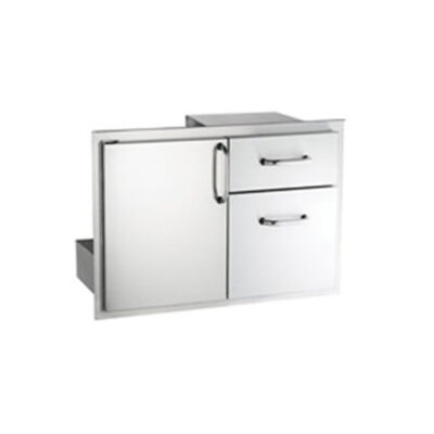 American Outdoor Grill Door with Double Drawer