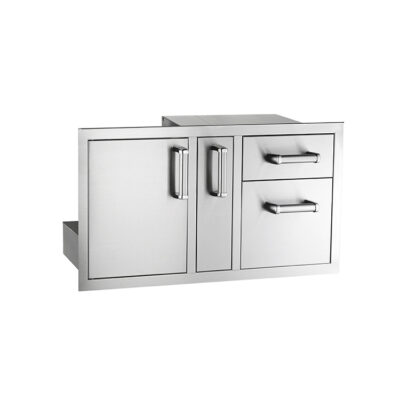 Fire Magic Flush Door/Drawer Combo w/ Platter Storage