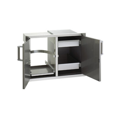Fire Magic Double Doors with Trash Tray & Dual Drawers