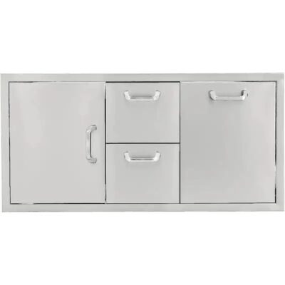 PCM 260 Series 42-Inch Door, Double Drawer & Roll-Out Trash Bin Combo