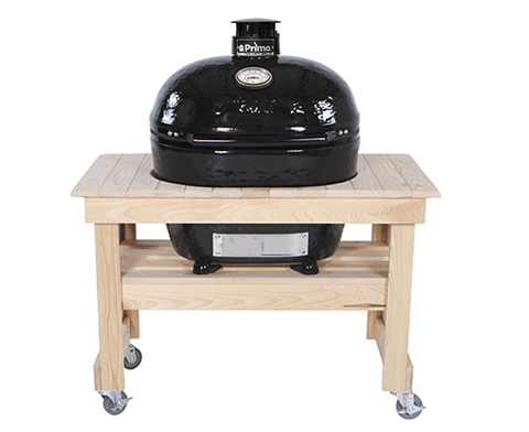 Primo OVAL X-LARGE ALL-IN-ONE (HEAVY DUTY STAND, SIDE SHELVES, ASH TOOL AND GRATE LIFTER) - Image 4