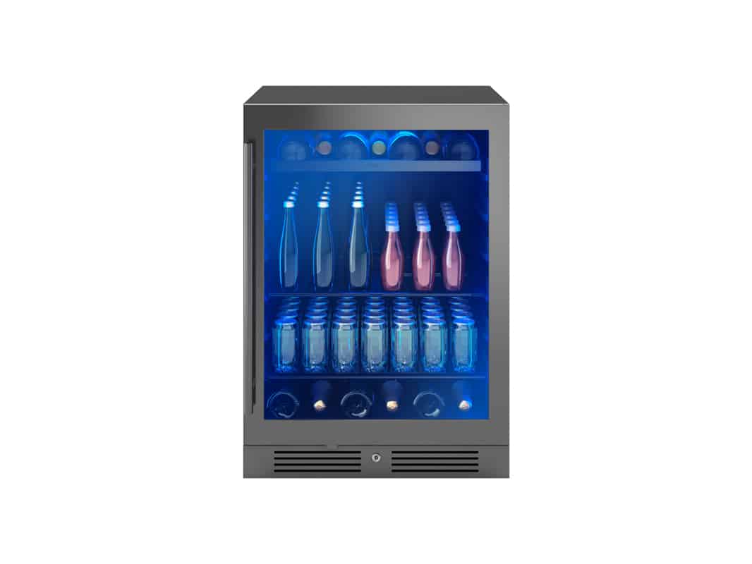 Zephyr Black Stainless Single Zone Beverage Cooler - Image 3