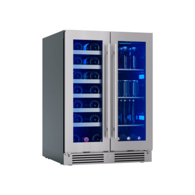 Zephyr French Door Dual Zone Wine & Beverage Cooler