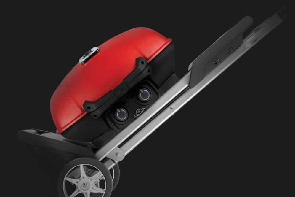 Napoleon TravelQ™ 285X With Scissor Cart and Griddle Red - Image 8