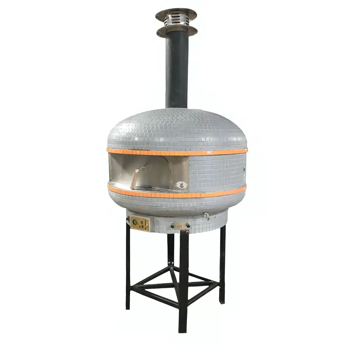 WPPO 48" Professional Lava Digital Controlled Wood-Fired Oven With Convection Fan - Image 3