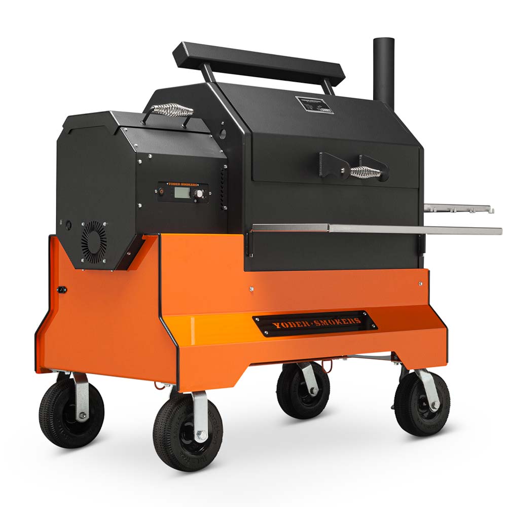 Yoder YS640S Competition Pellet Grill W/SS Shelves Wifi - Image 5