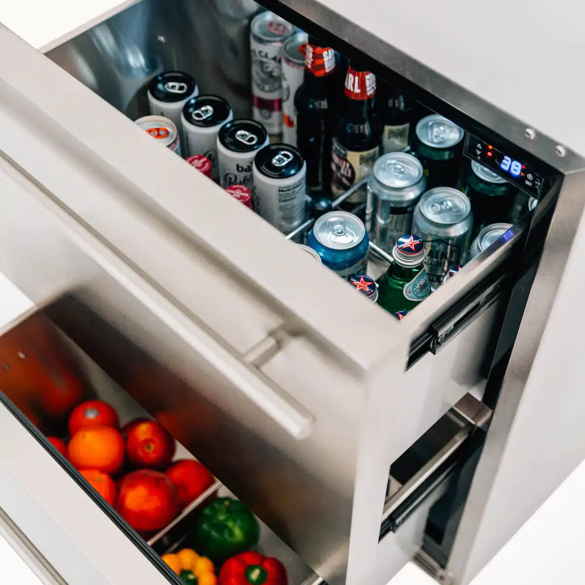Summerset 24" 5.3c Deluxe Outdoor Rated 2-Drawer Refrigerator - Image 2