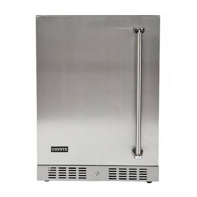 Coyote 24″ Built-in Outdoor Refrigerator Hinge on Left Side