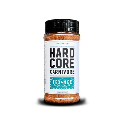 Hardcore Carnivore Tex Mex shaker jar