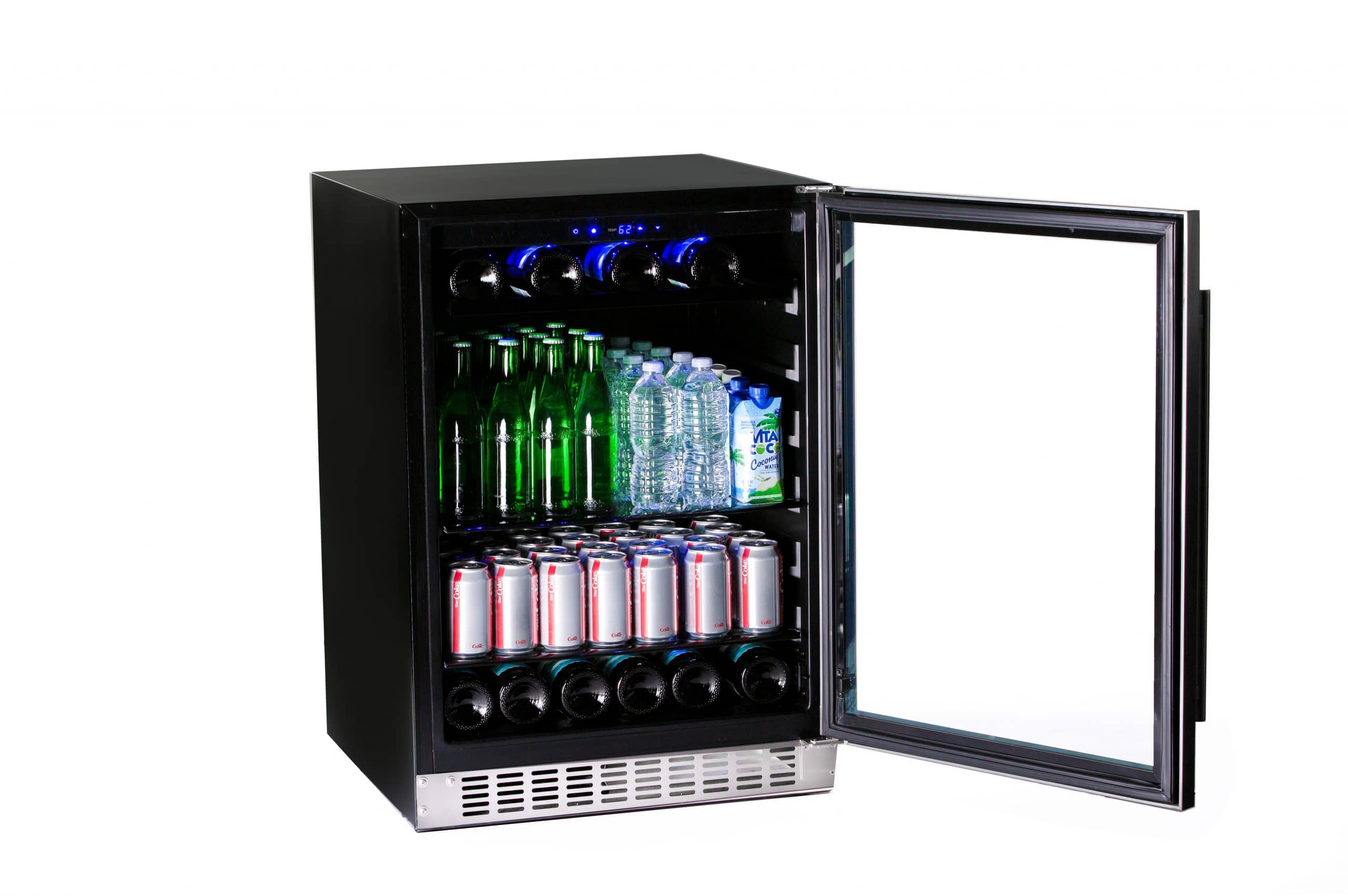 Azure 24" Beverage Center with Stainless Trim Glass Door - Image 4