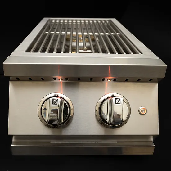 KoKoMo Professional Double Side Burner with removable cover - Image 3