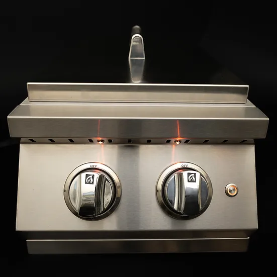 KoKoMo Professional Double Side Burner with removable cover - Image 4