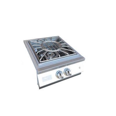 Kokomo Professional Built-in Power Burner with Led Lights and Removable Grate for Wok