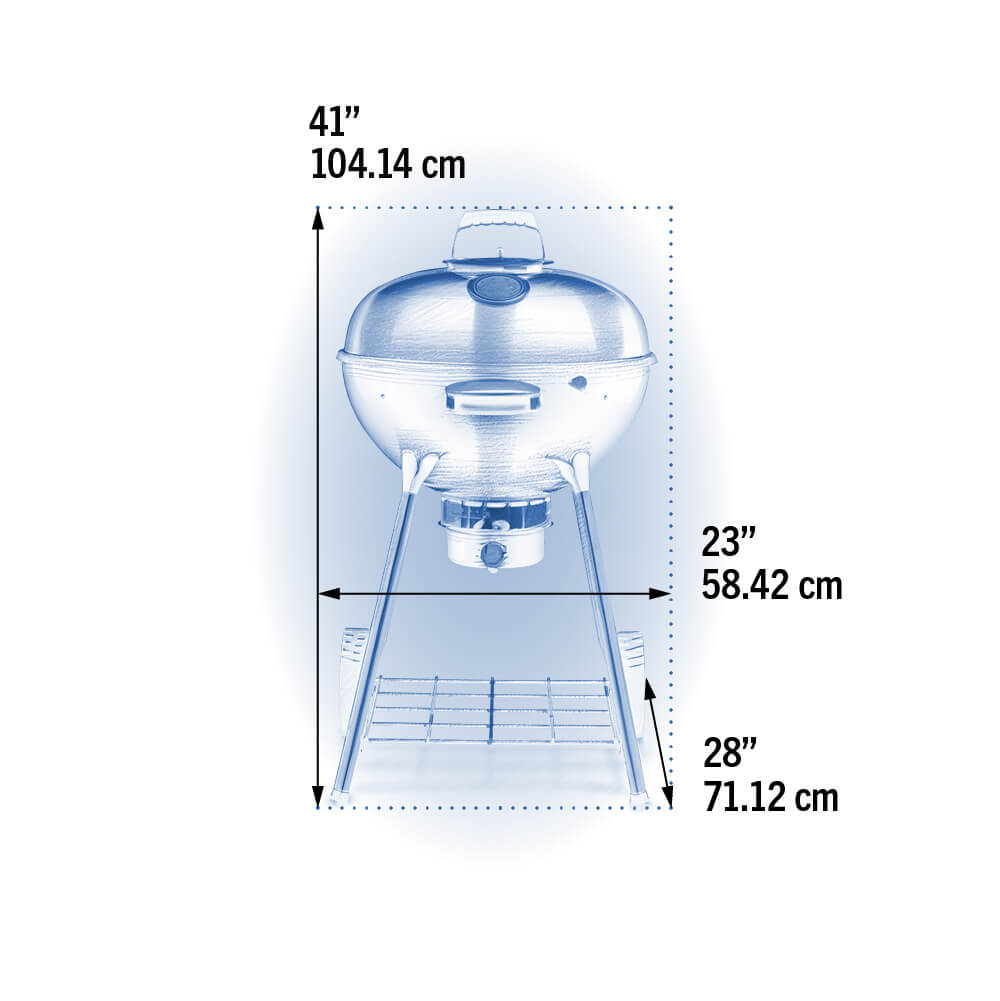 Napoleon Premium 22-inch Kettle Grill NK22K-LEG-3 - Image 7
