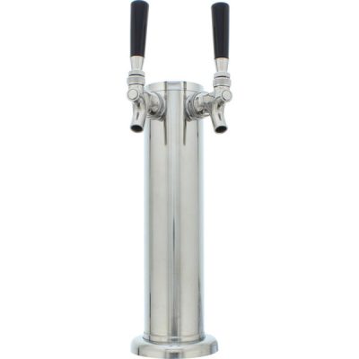 Zephyr – Presrv Kegerator Double Tap Kit, SS, CO2 PRKFK-02SSC
